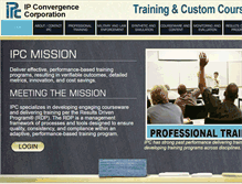 Tablet Screenshot of ip-convergence.com